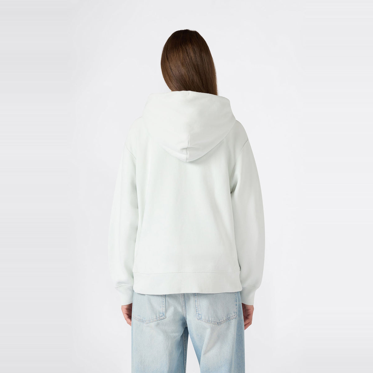 Women's Knitted Hooded Full Zip Sweatshirt
