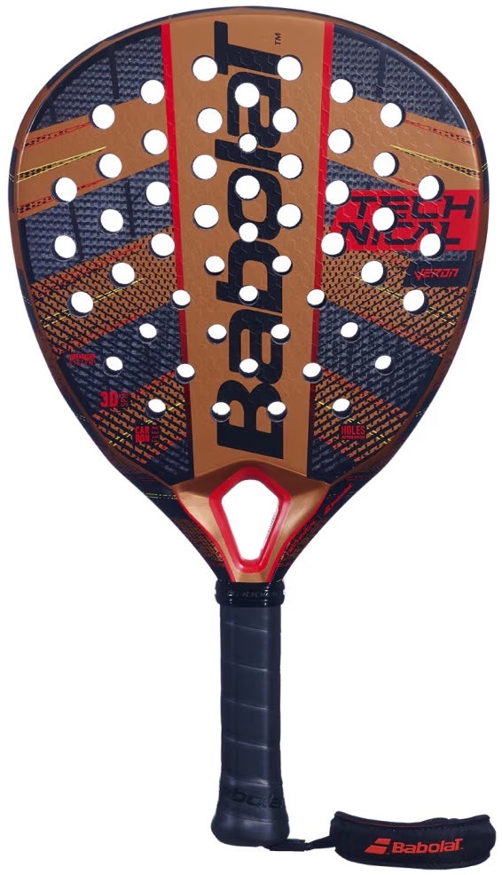 Babolat Technical Veron Padel Racket (Metallic Copper/Black/Red)