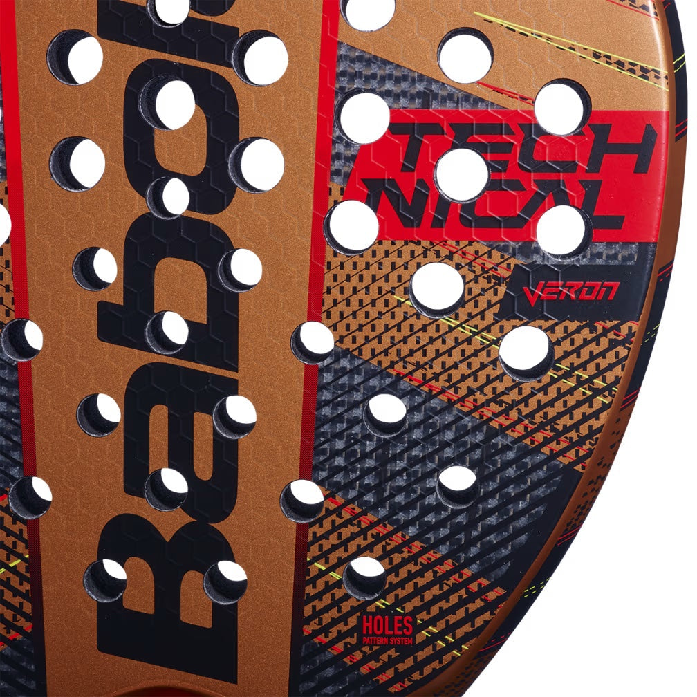 Babolat Technical Veron Padel Racket (Metallic Copper/Black/Red)