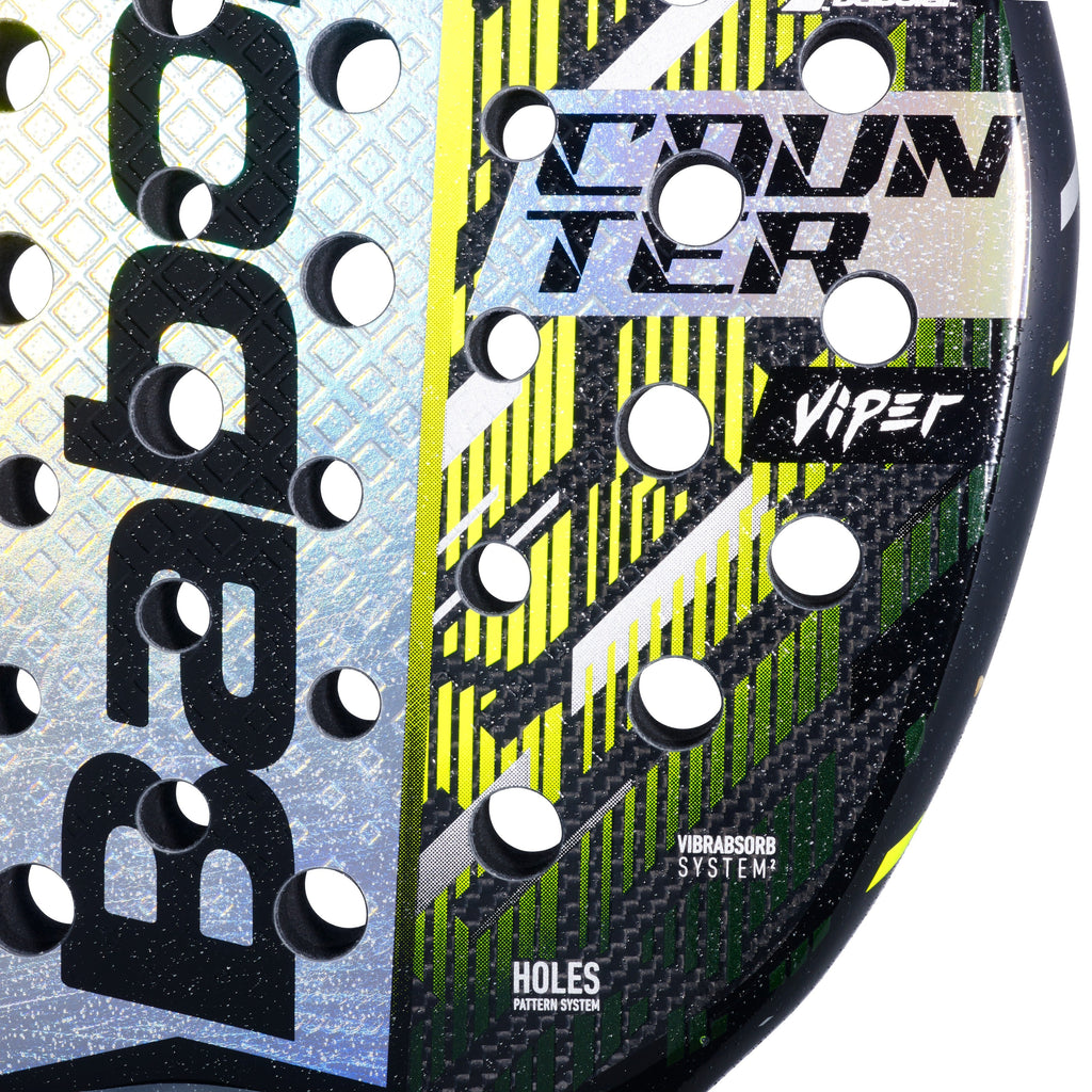 Babolat Counter Viper 2.5 Padel Racket (Black/Yellow)