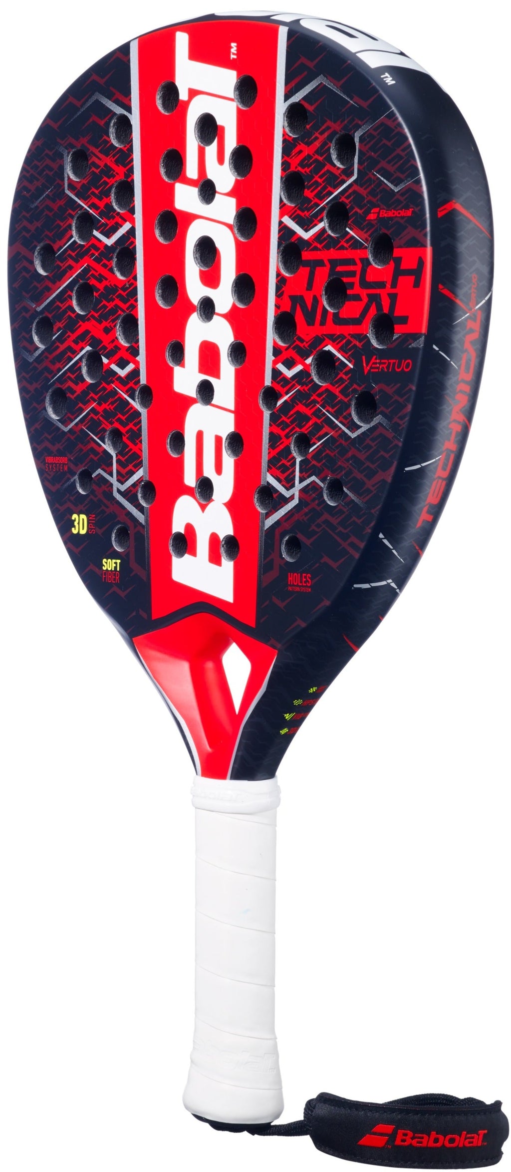 Babolat Technical Vertuo 2.5 Padel Racket (Black/Red)
