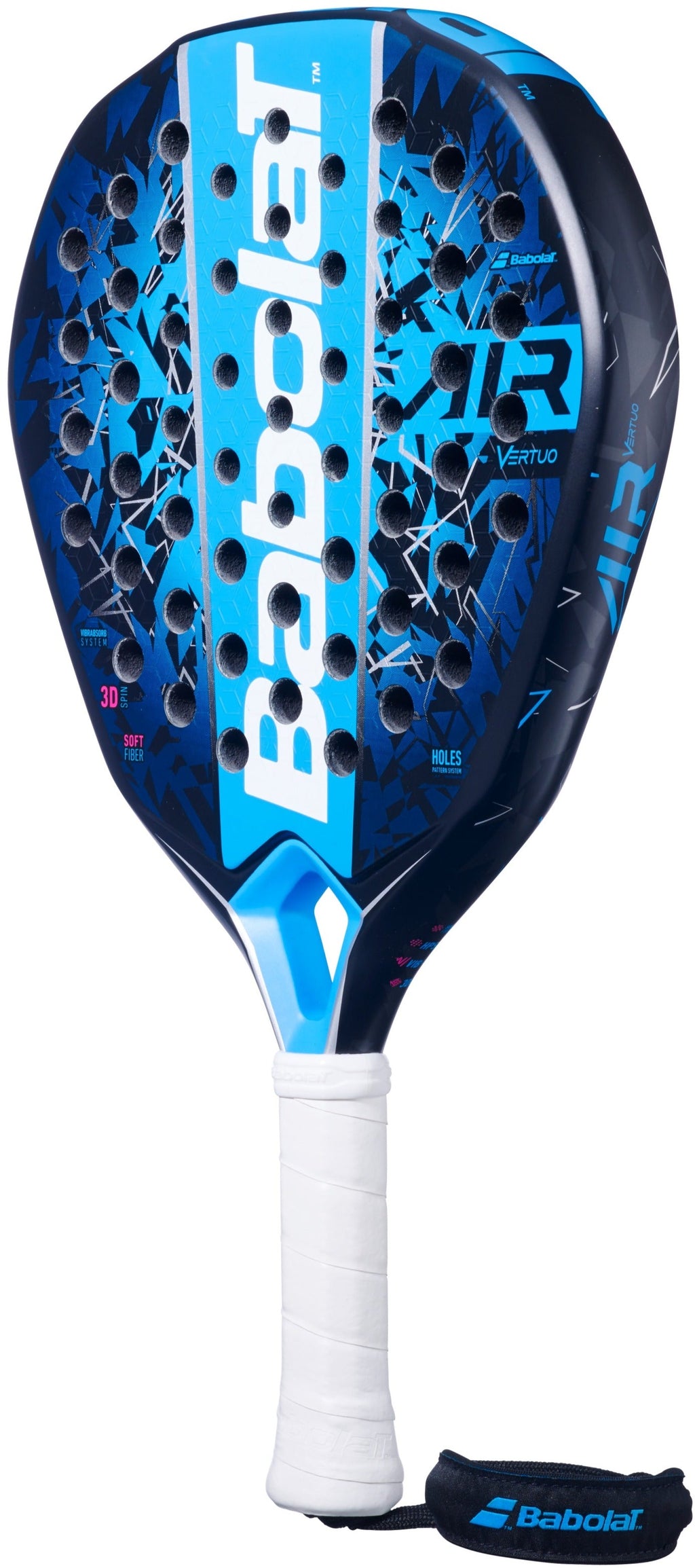 Babolat Air Vertuo 2.5 Padel Racket (Black/Blue)