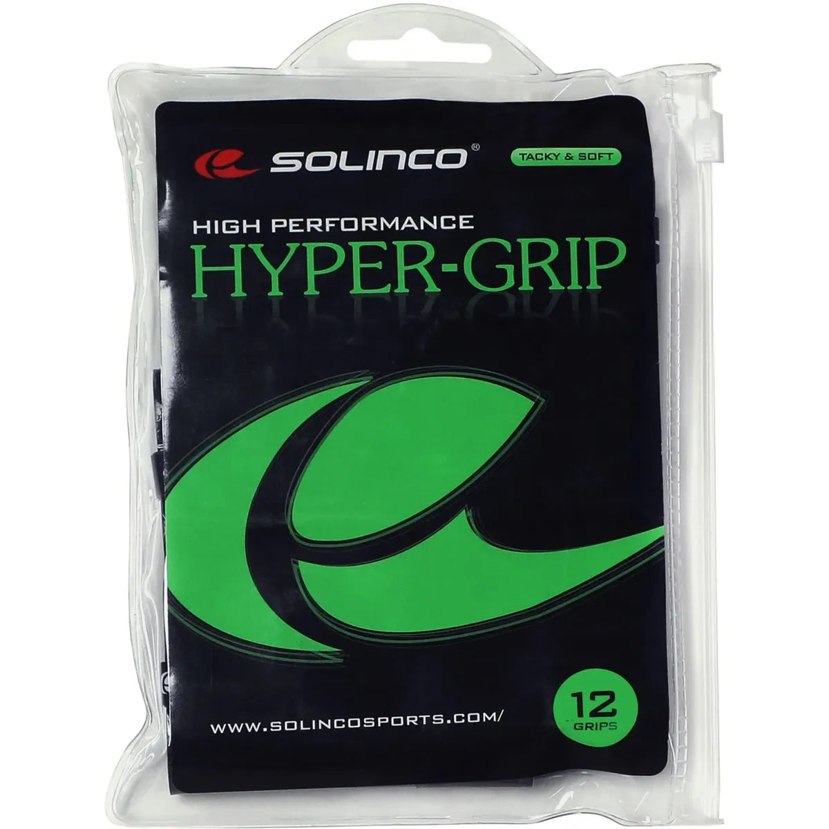 Solinco HyperGrip White Tennis Overgrip (12 Pack)