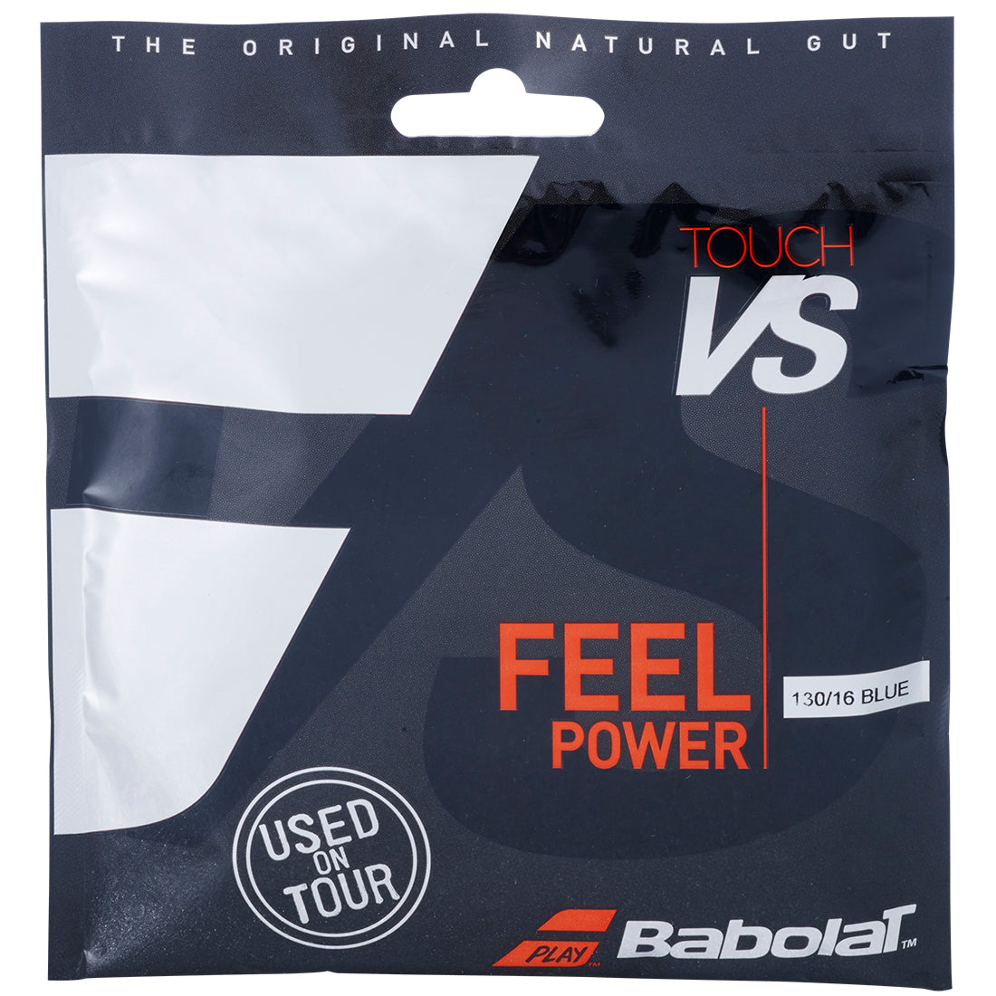 Babolat Touch VS Blue 16g Natural Gut Tennis String (Set)