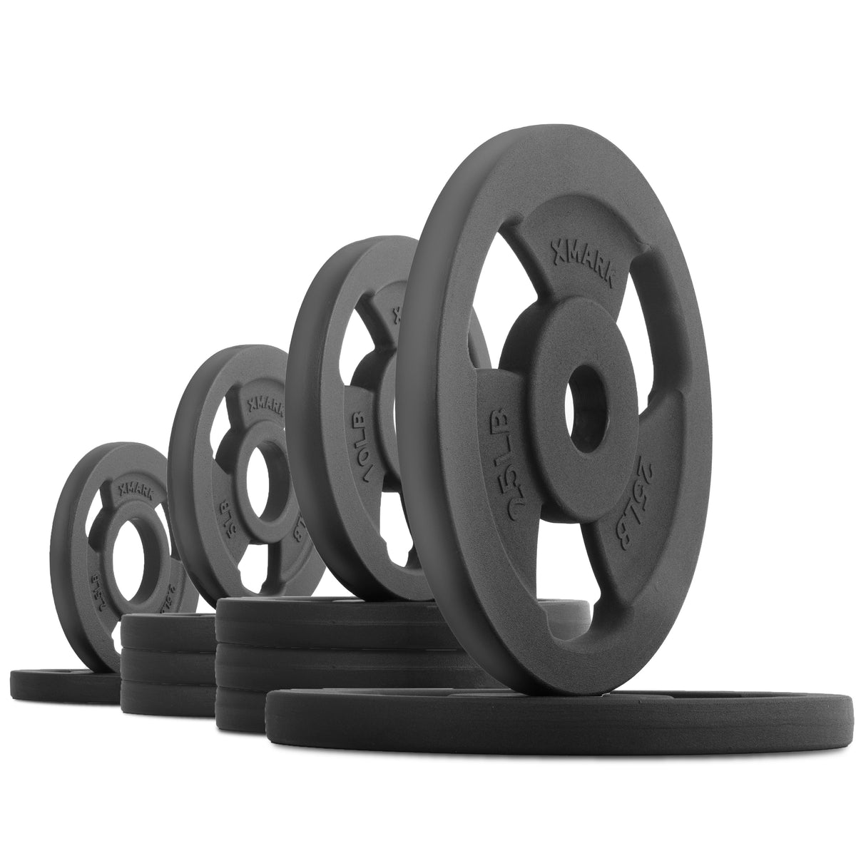 Iron Horse Premium Cast Iron Olympic Weight Plate Pairs and Sets