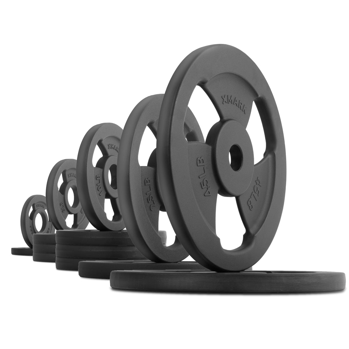 Iron Horse Premium Cast Iron Olympic Weight Plate Pairs and Sets