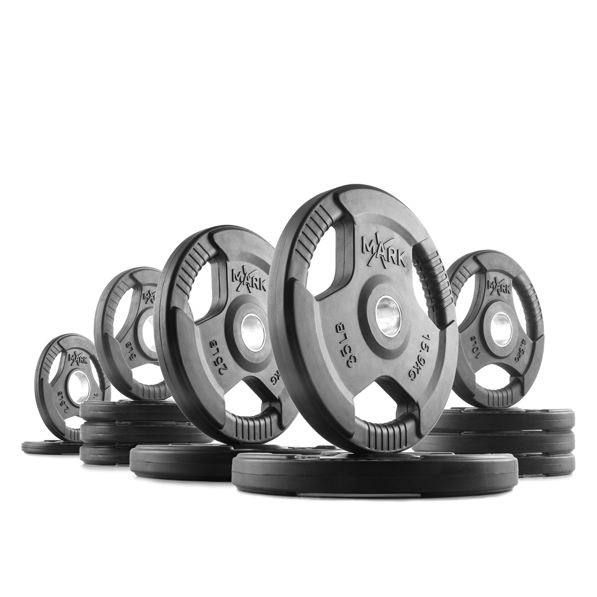Tri-Grip Olympic Weight Plates