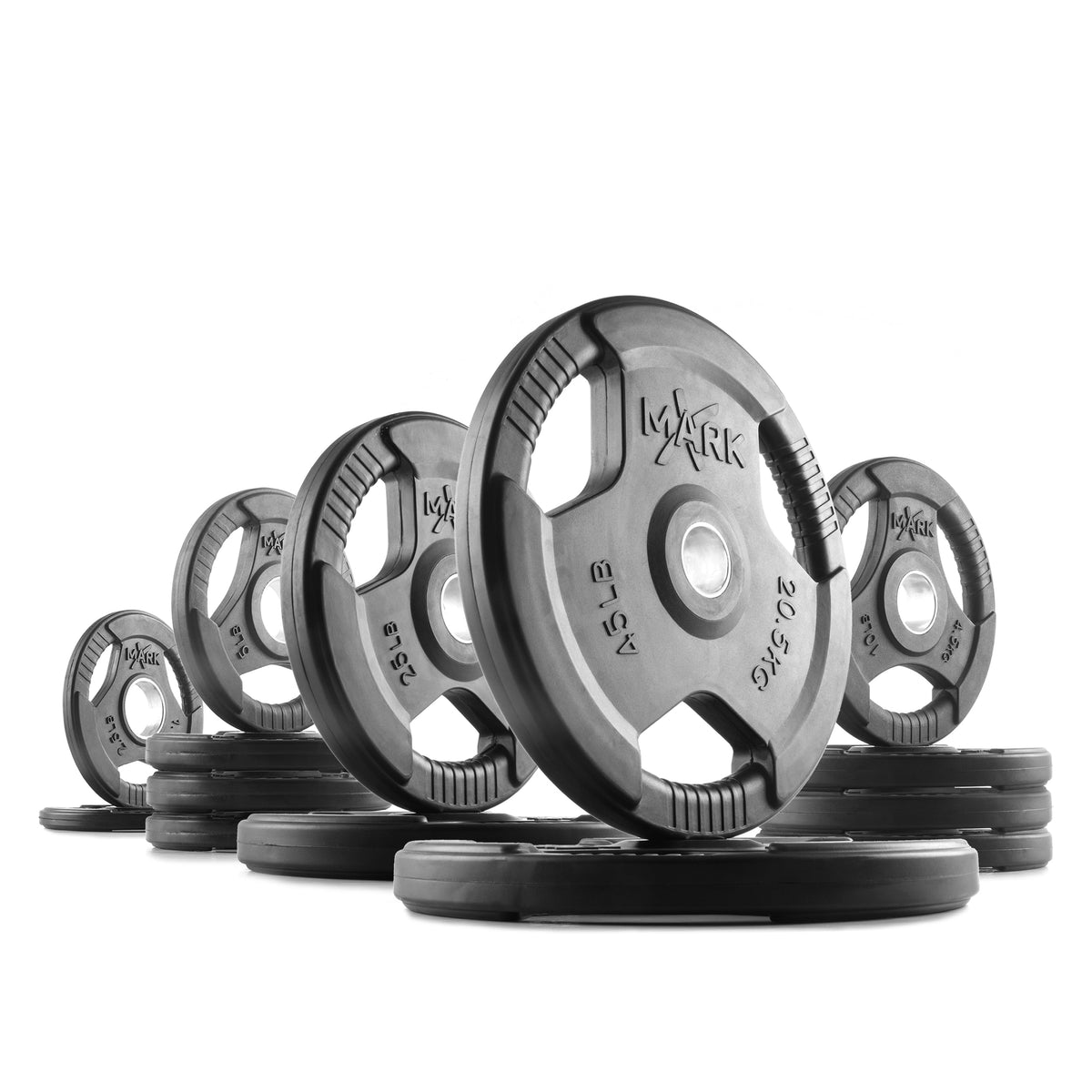 Tri-Grip Olympic Weight Plates