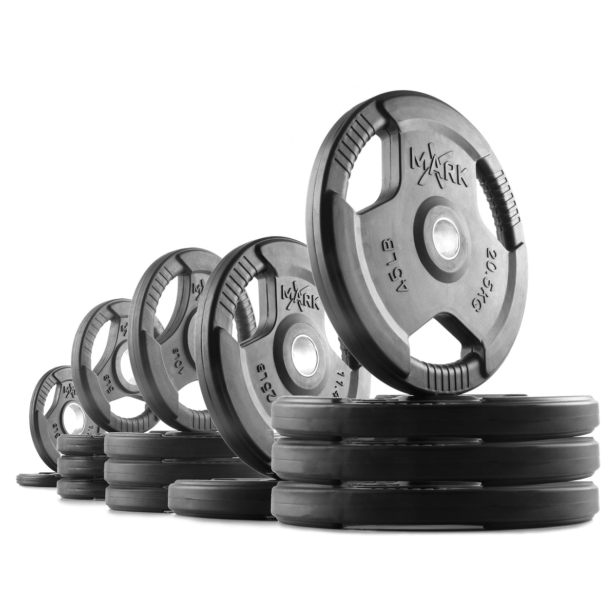 Tri-Grip Olympic Weight Plates
