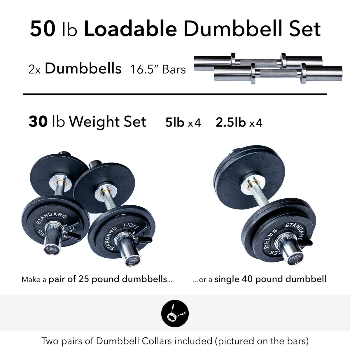 Loadable Dumbbell Sets
