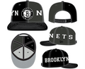 New Era Brooklyn Nets Black Team Split 9FIFTY Snapback Hat