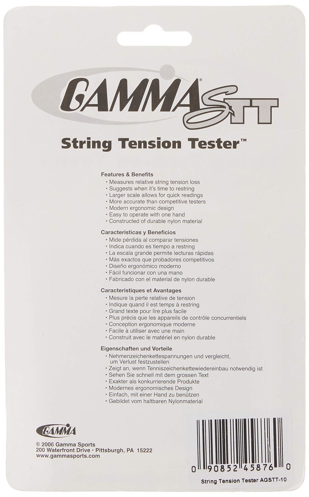 Gamma Racquet String Tension Tester