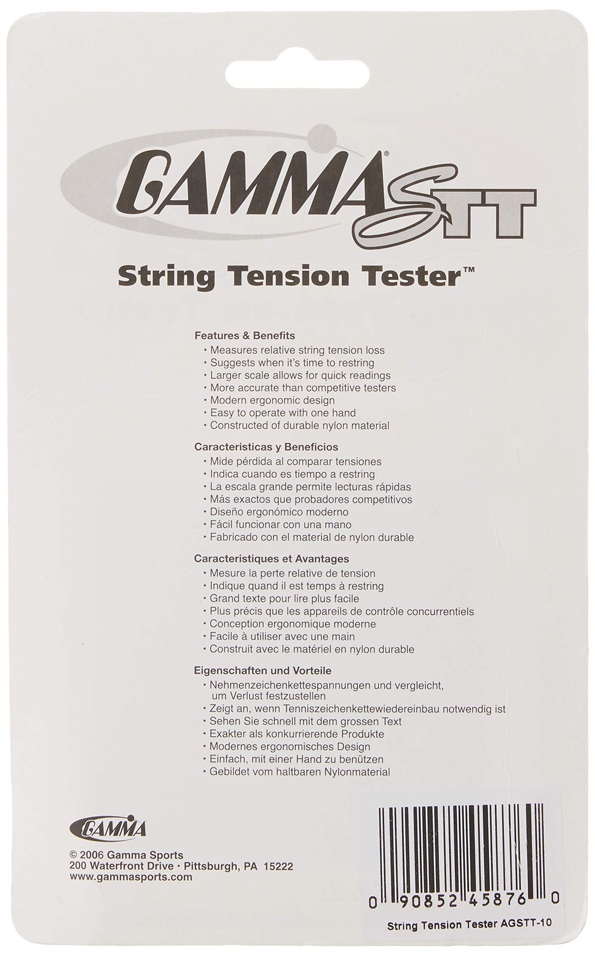 Gamma Racquet String Tension Tester