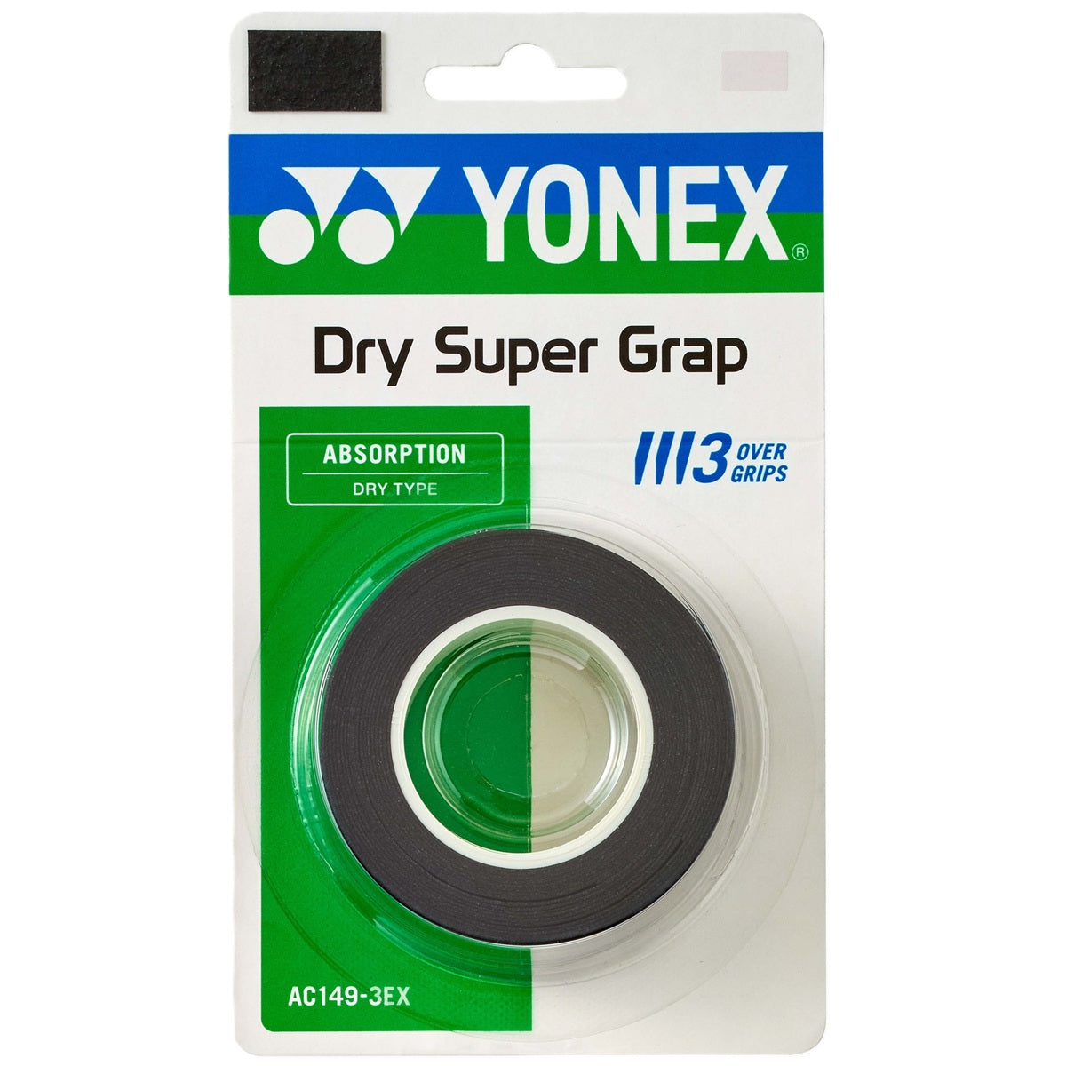 Yonex Dry Super Grap Black Tennis Overgrip