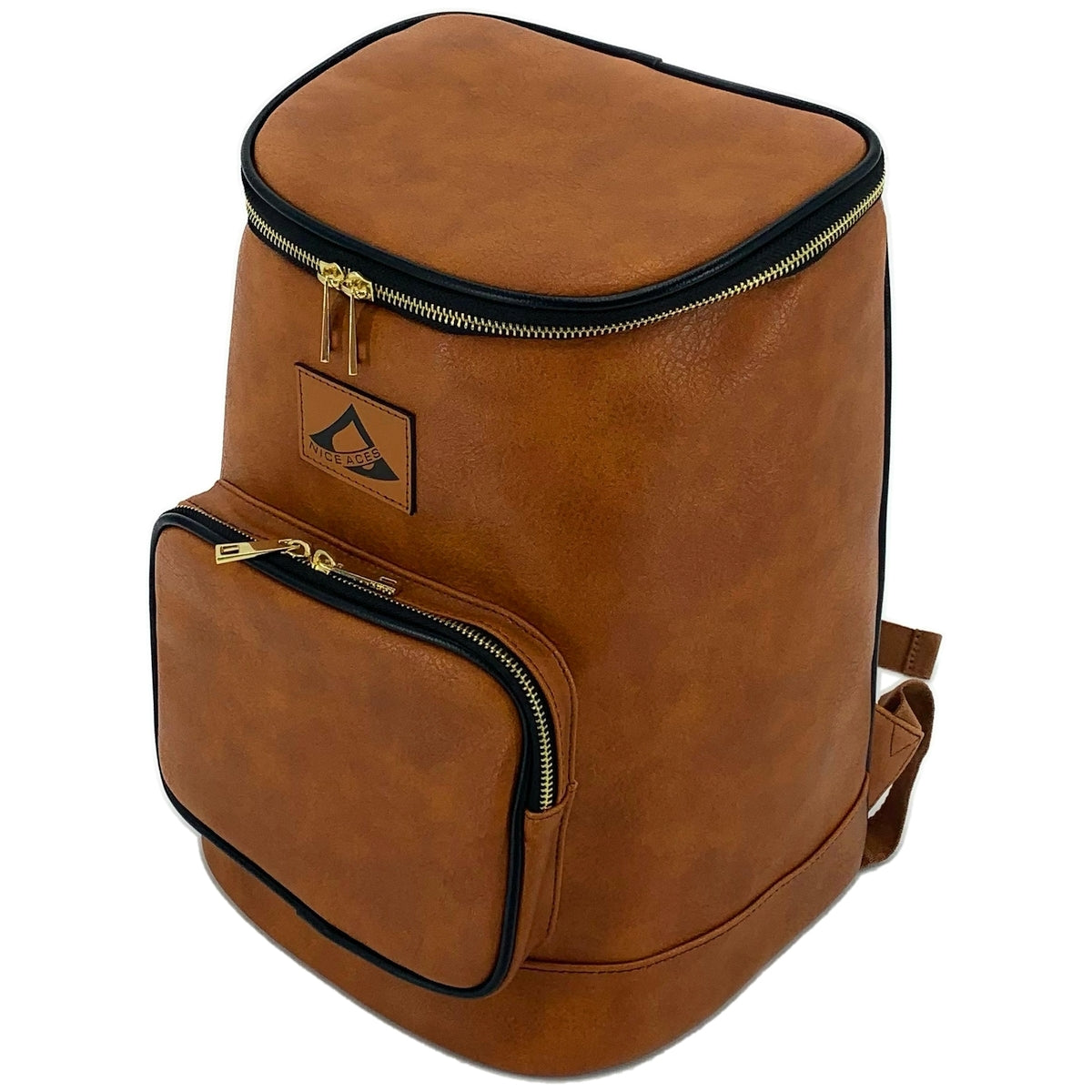 NiceAces Waterproof Backpack Cooler (Brown)