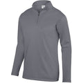Augusta Men's Sportswear Wicking Fleece 1/4 Zip Pullover (Grey)