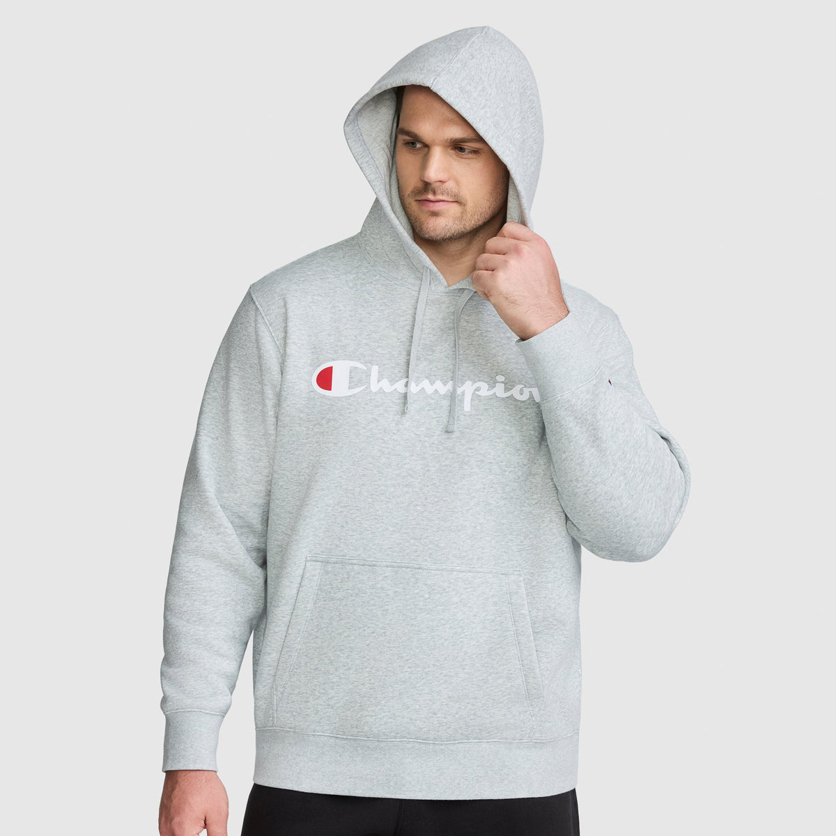 Powerblend Hoodie, Full Script Logo - Big & Tall