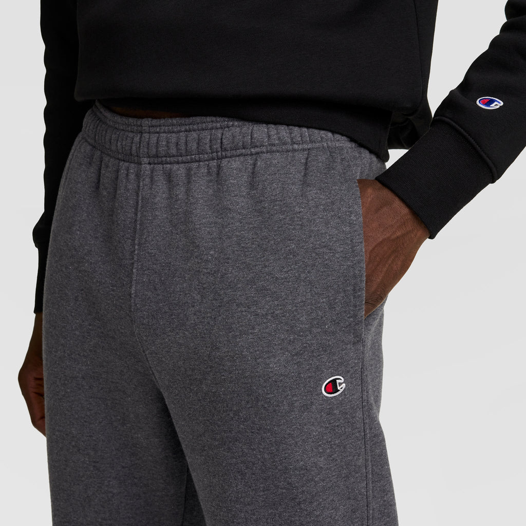 Powerblend Sweatpants, Open Hem, C Logo