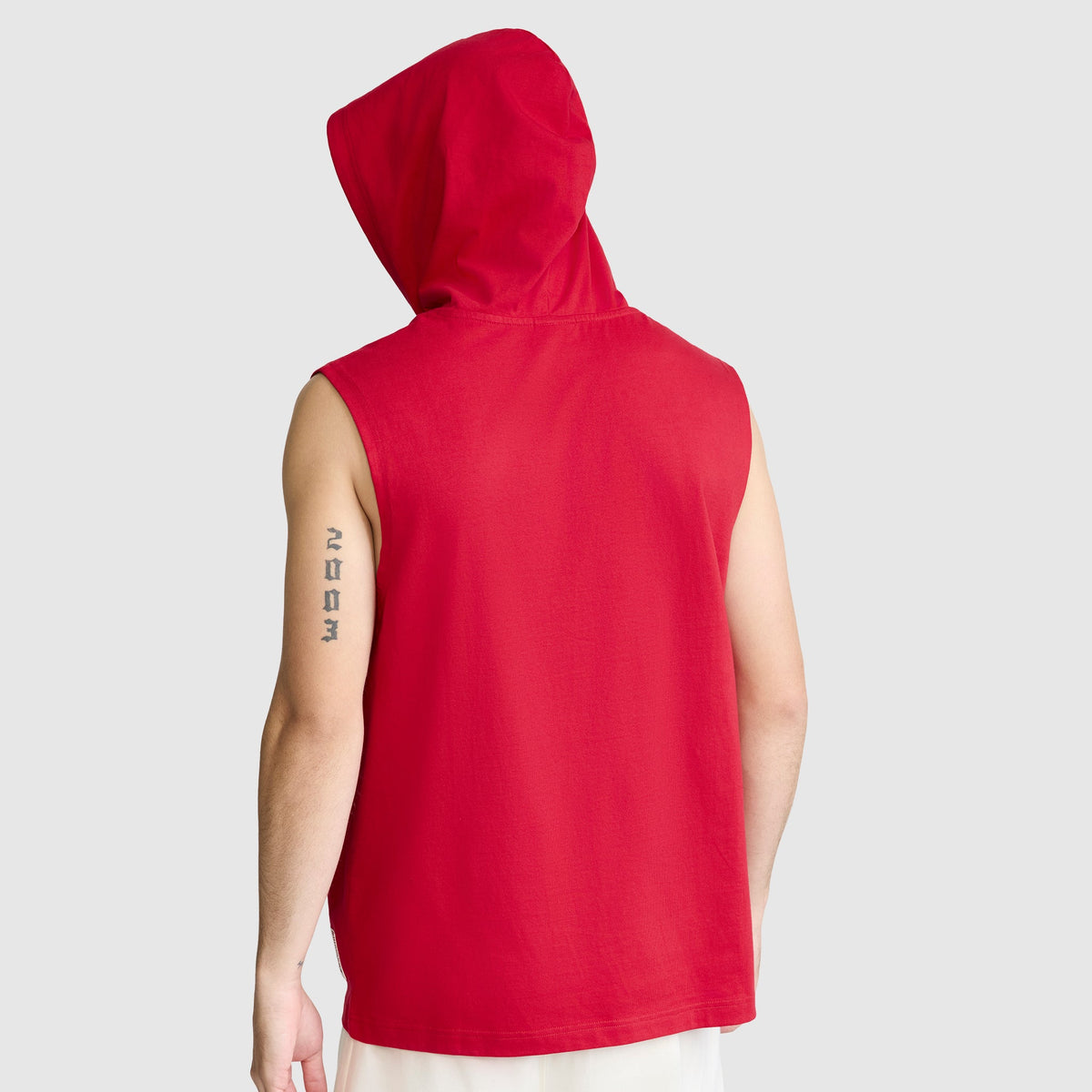 Jersey Sleeveless Hoodie, C Logo