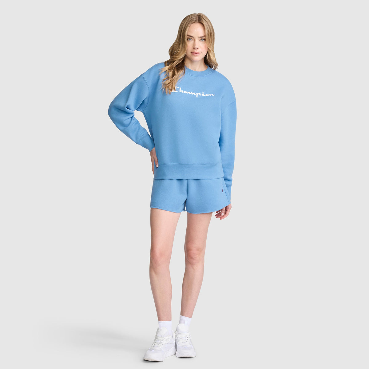 Powerblend Crewneck Sweatshirt, Script Logo