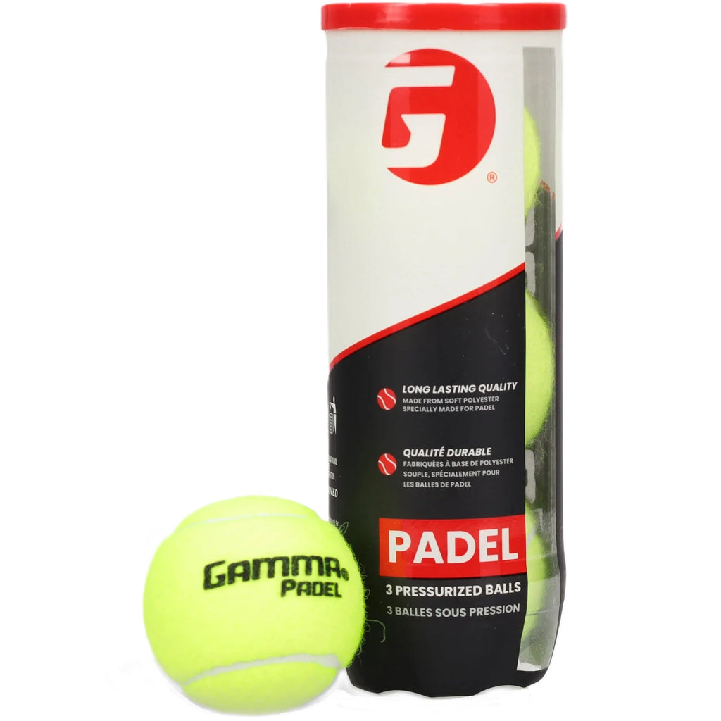 Gamma Pressurized Padel Balls - Can (3 Balls)