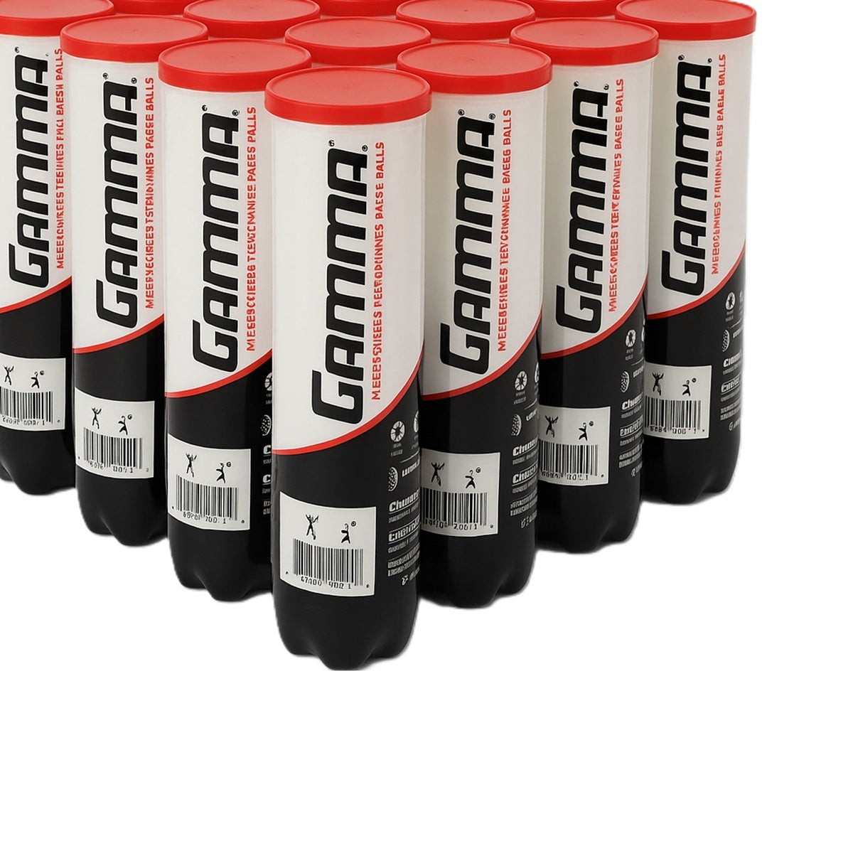 Gamma Pressurized Padel Balls - Case (72 Balls)