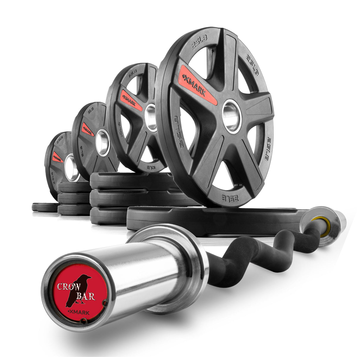 Texas Star Olympic Weight Plates and Curl Barbell Sets