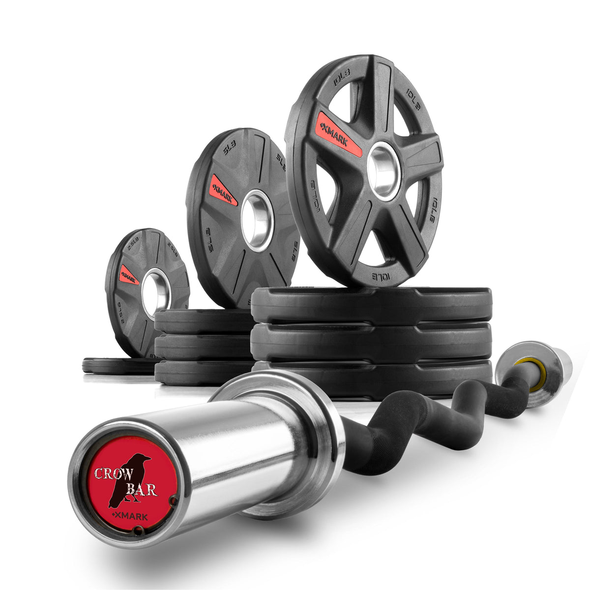 Texas Star Olympic Weight Plates and Curl Barbell Sets