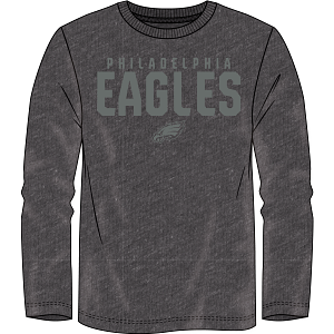 Philadelphia Eagles Iconic Blackout Long-Sleeve Shirt