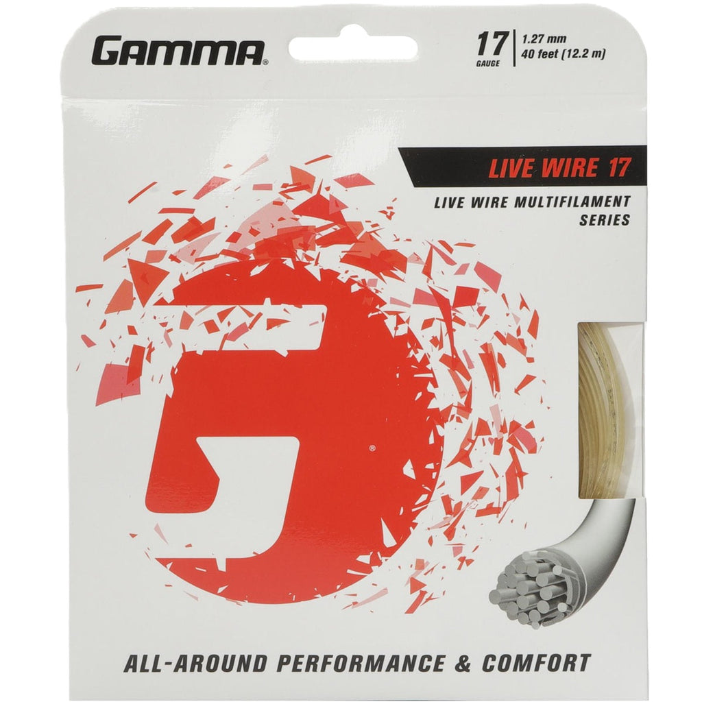 Gamma Live Wire 17g Tennis String (Set)