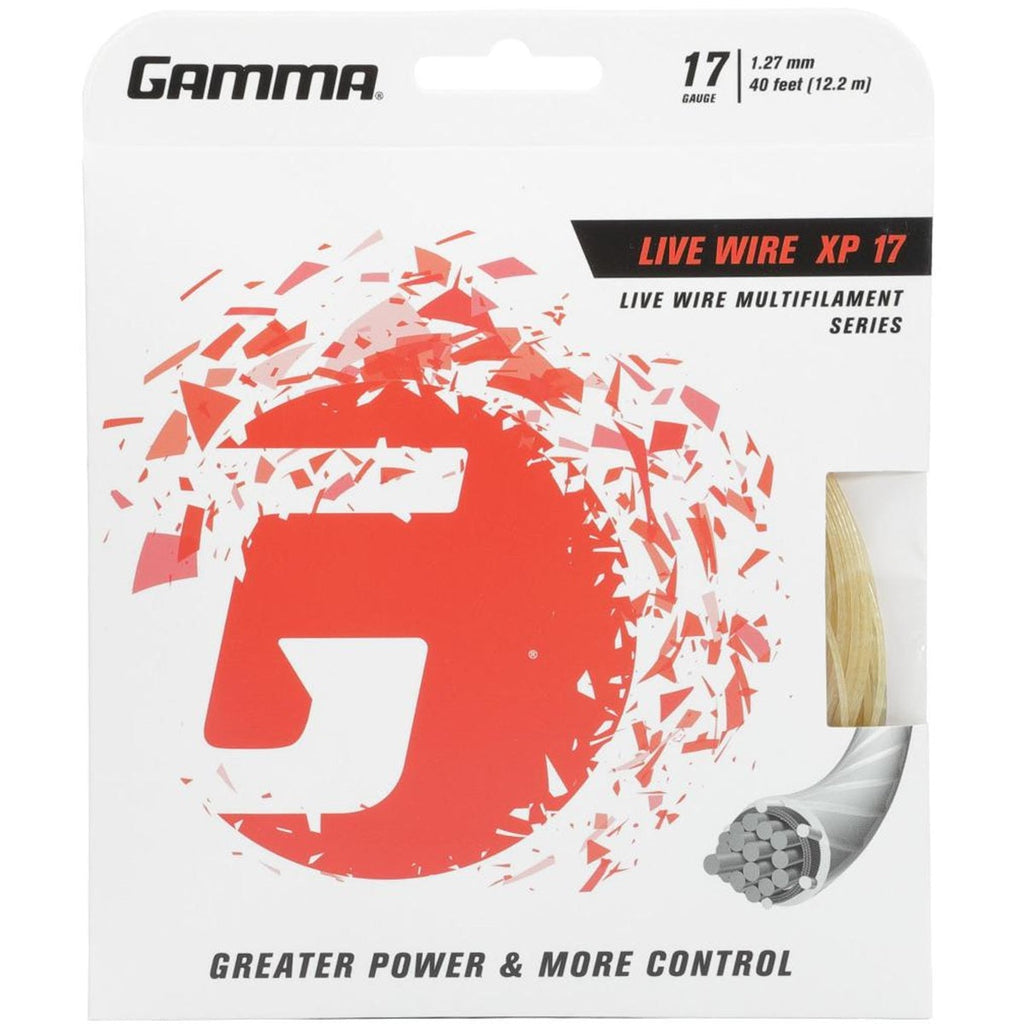 Gamma Live Wire XP 17g Tennis String (Set)