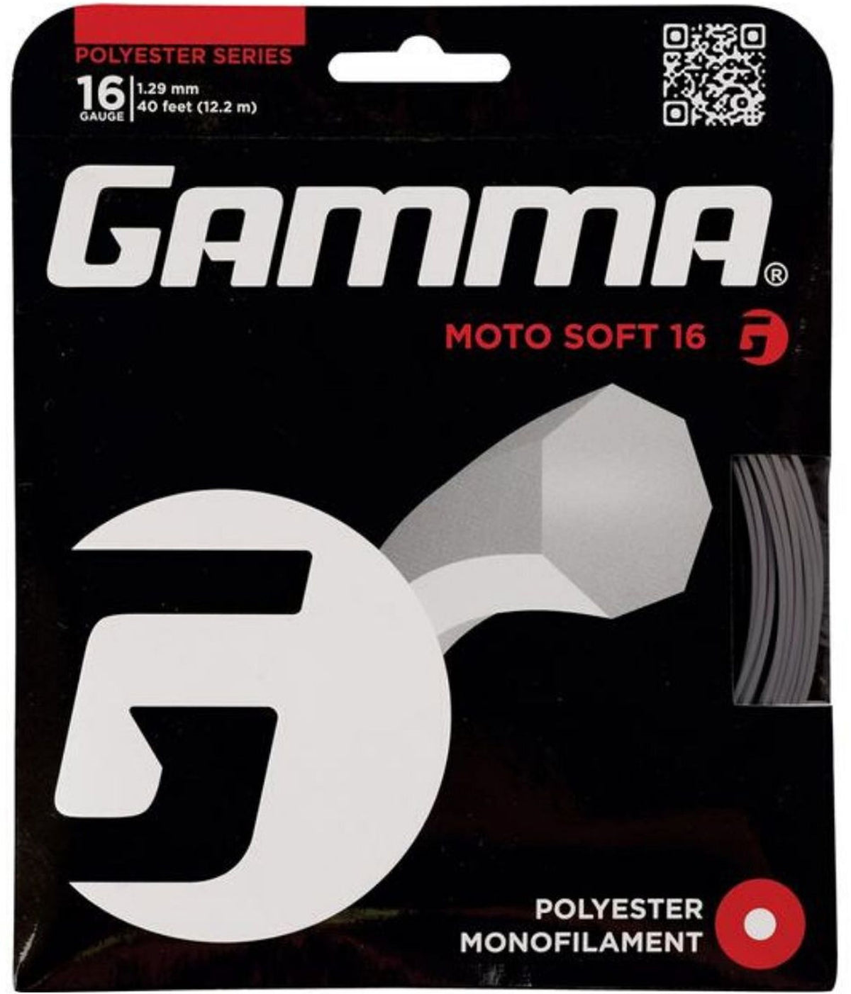 Gamma Moto Soft 17g Tennis String (Set)