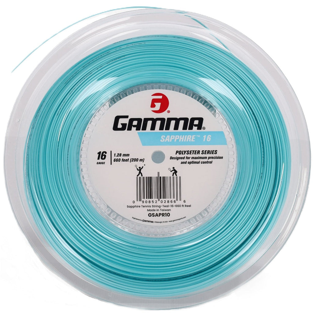 Gamma AMP Sapphire 16g Tennis String (Reel)