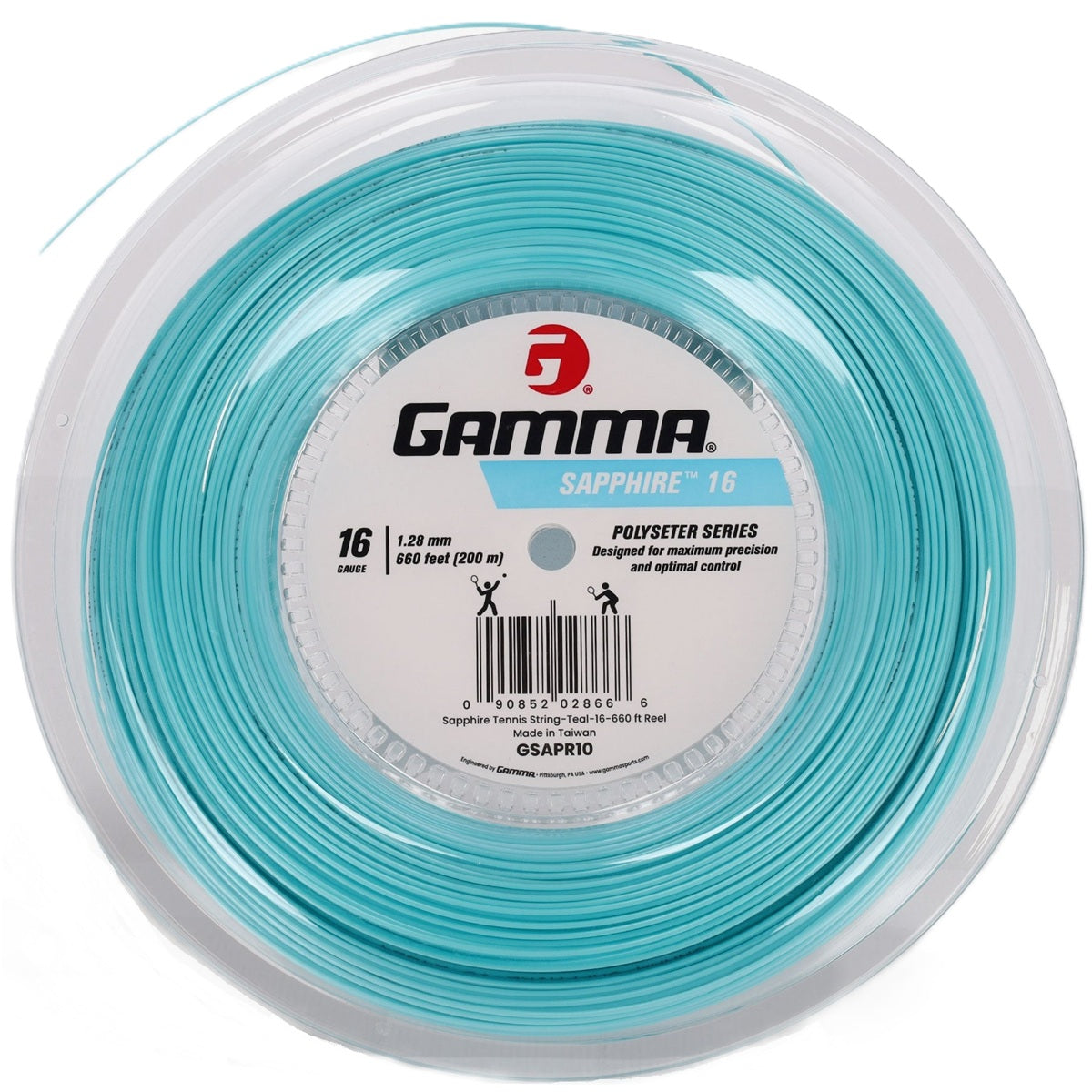 Gamma AMP Sapphire 16g Tennis String (Reel)