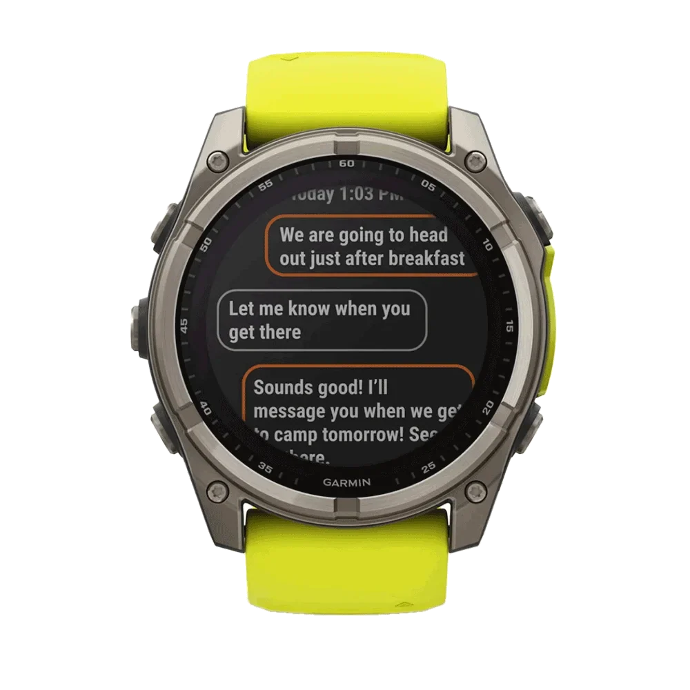 Garmin Fēnix® 8 - Solar Saphire - 51 MM (Yellow)