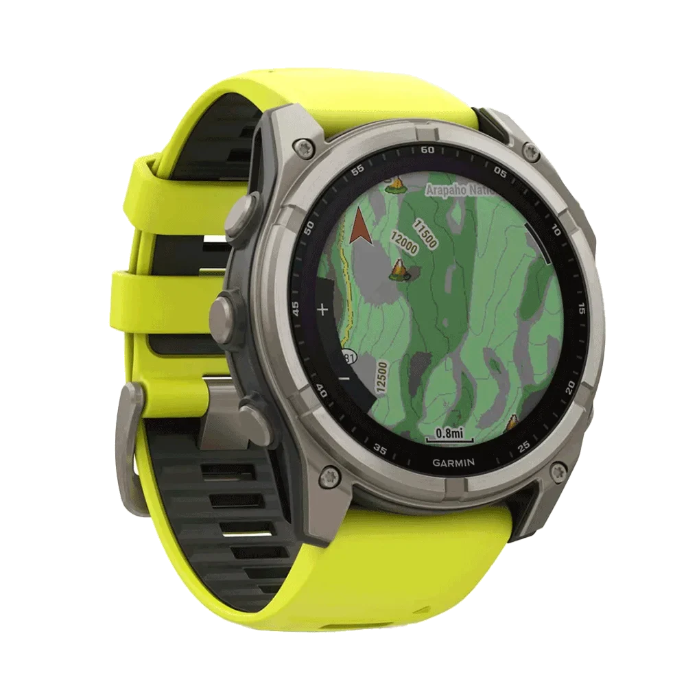 Garmin Fēnix® 8 - Solar Saphire - 51 MM (Yellow)