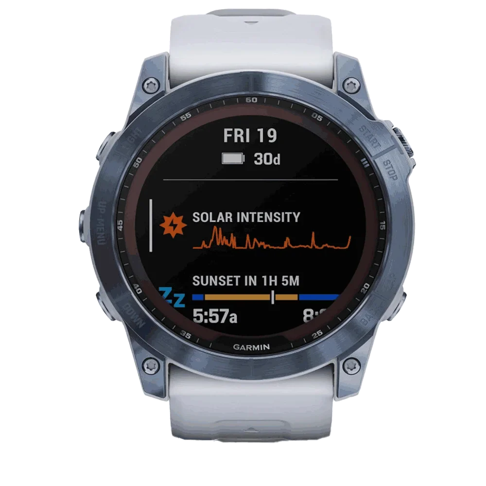 Garmin Fenix 7X Pro Solar Whitestone