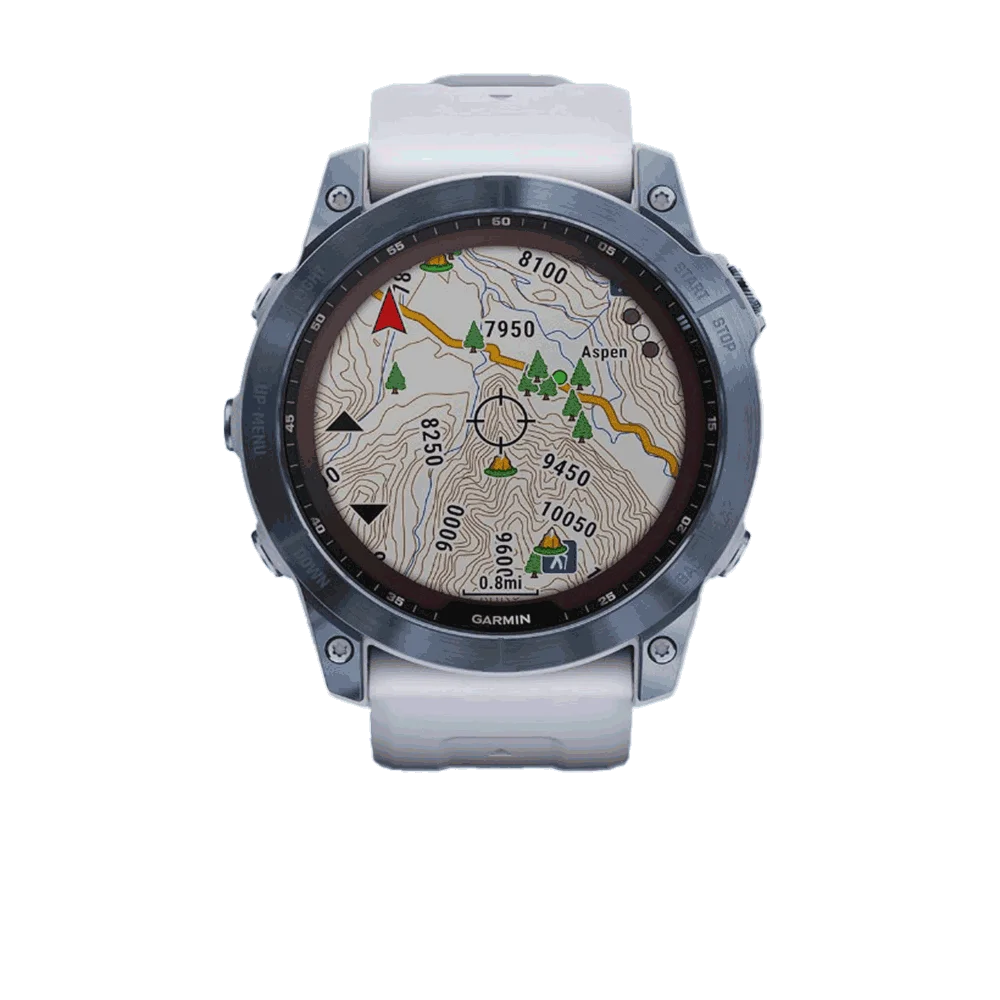 Garmin Fenix 7X Pro Solar Whitestone