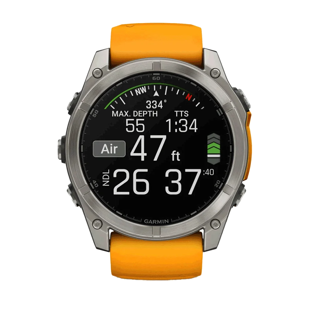 Garmin Fēnix® 8 - Amoled Saphire - Orange