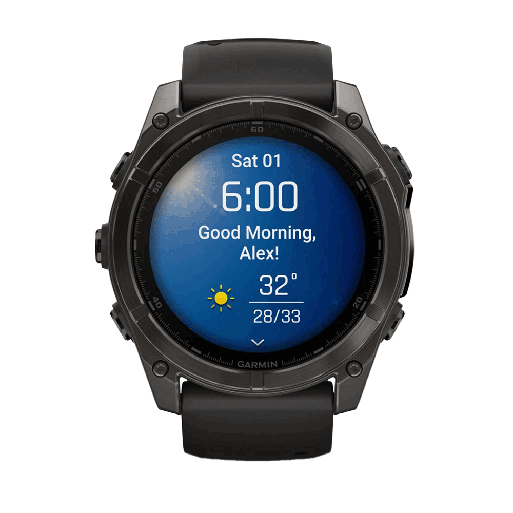 Garmin Fēnix® 8 - Solar Saphire - 51 MM (Carbon Gray)