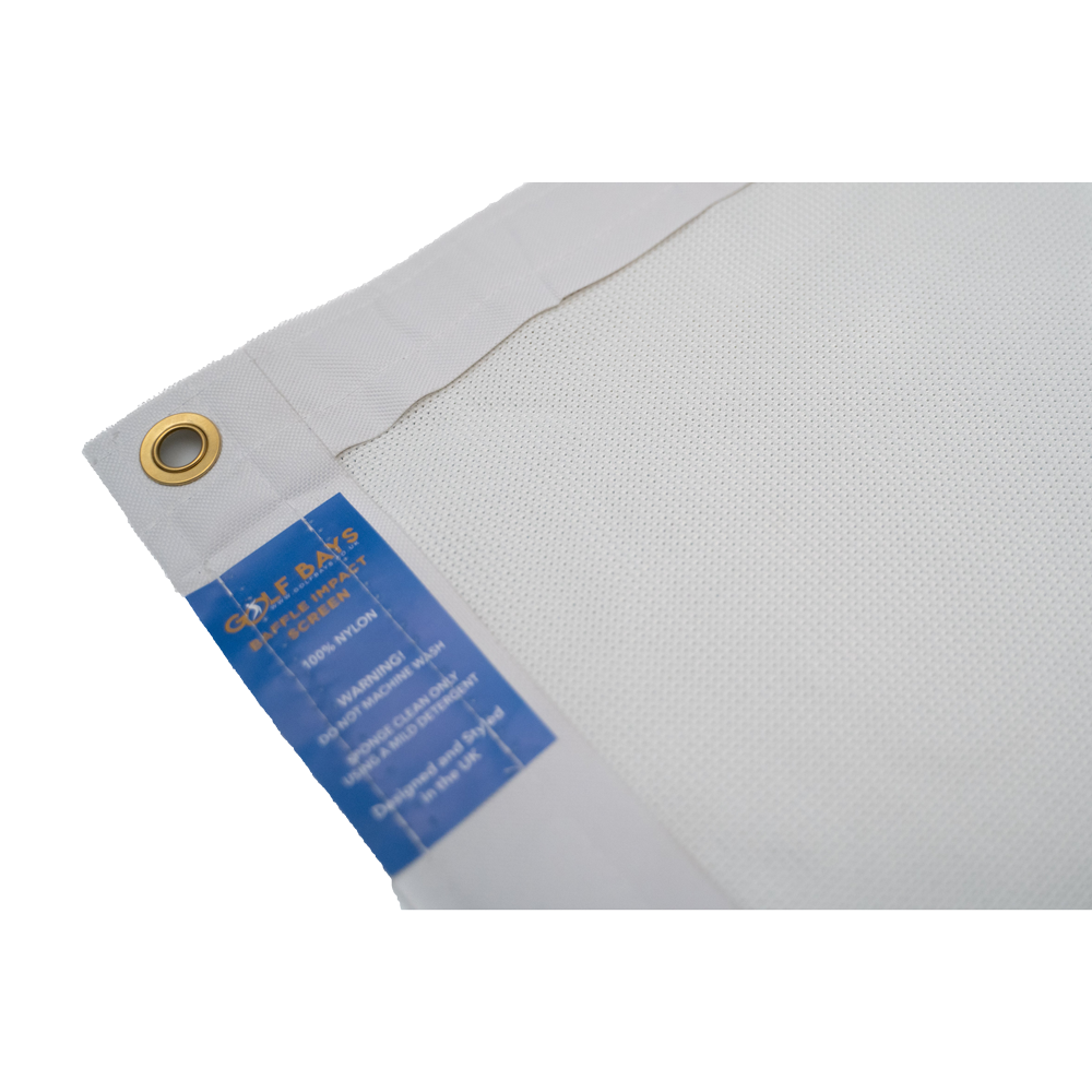 GolfBays Close Knit Baffle Simulator Impact Screen