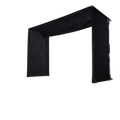 GolfBays Lux Golf Simulator Hitting Enclosure