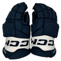 CCM Jetspeed FT8 Pro - Used NCAA Pro Stock Gloves (Navy/White)