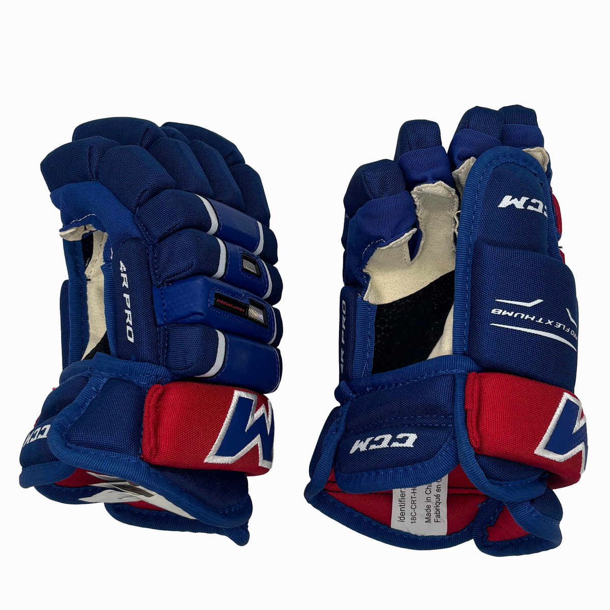 CCM HG4PRO Gloves - Junior (Blue/Red/White)