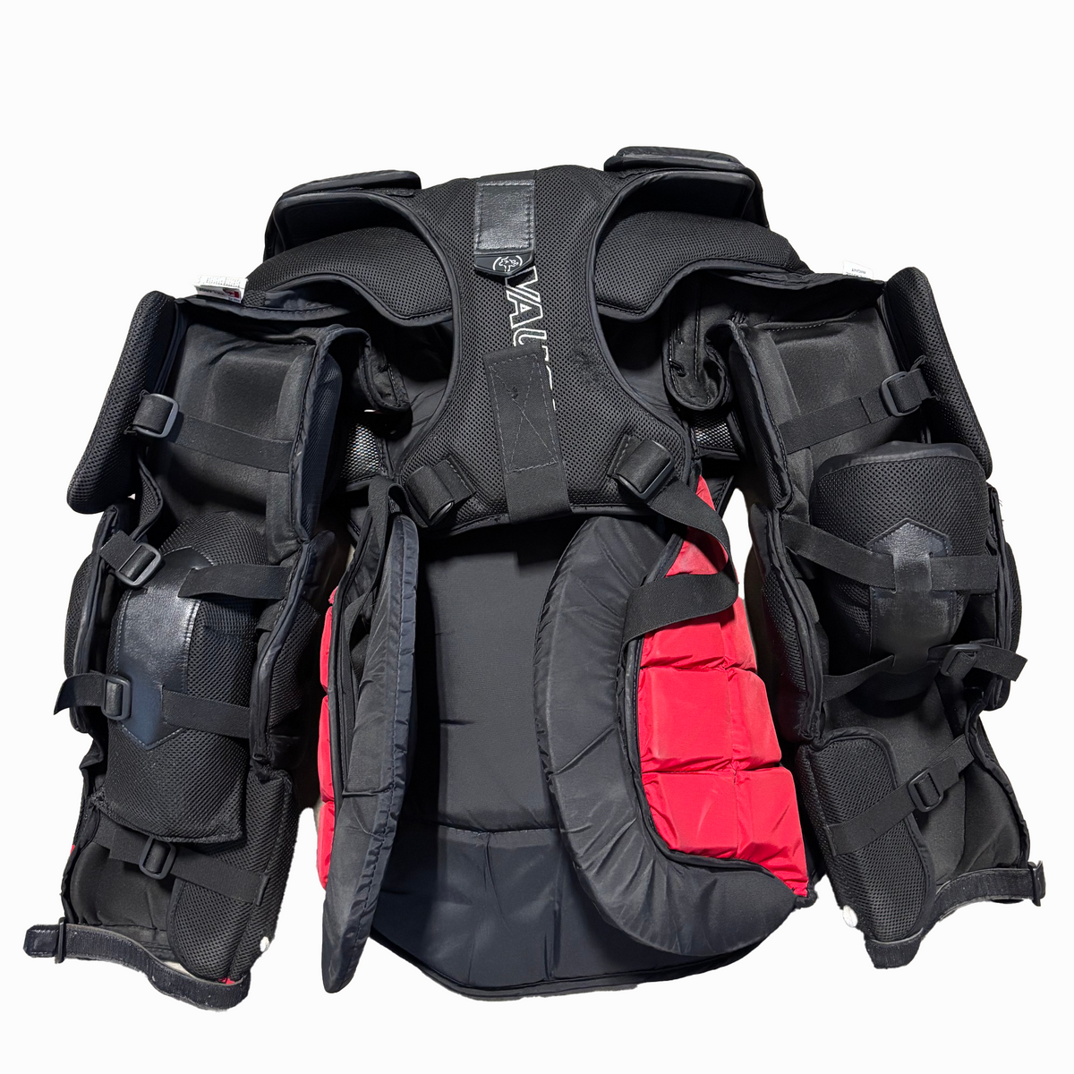 Vaughn Custom Pro Spec - Used Goalie Chest Protector (Black/Red)