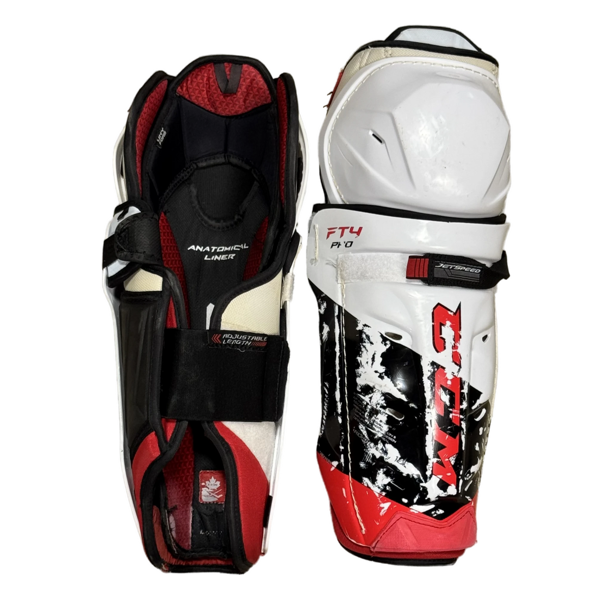 Used - CCM Jetspeed FT4 Pro Shin Pads