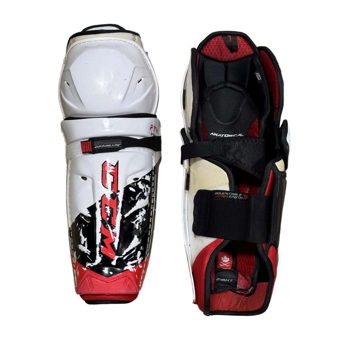 Used - CCM Jetspeed FT4 Pro Shin Pads