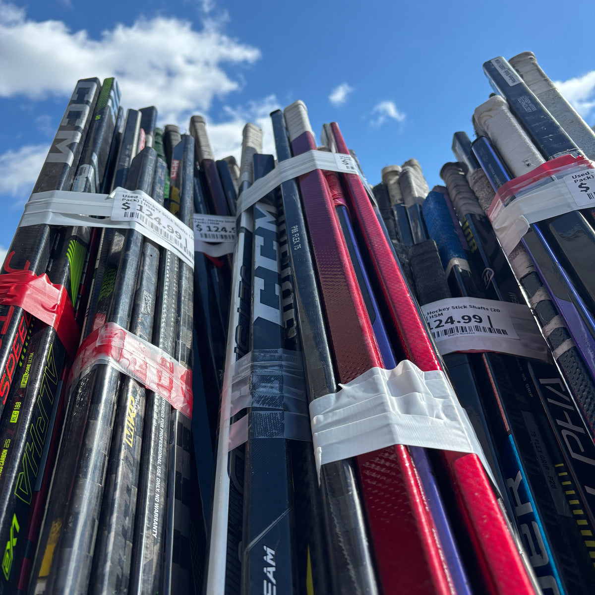 Used - Hockey Stick Shafts (20 Pack)