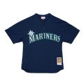 Kid's Authentic Ken Griffey Jr Seattle Mariners 1995 Pullover Jersey