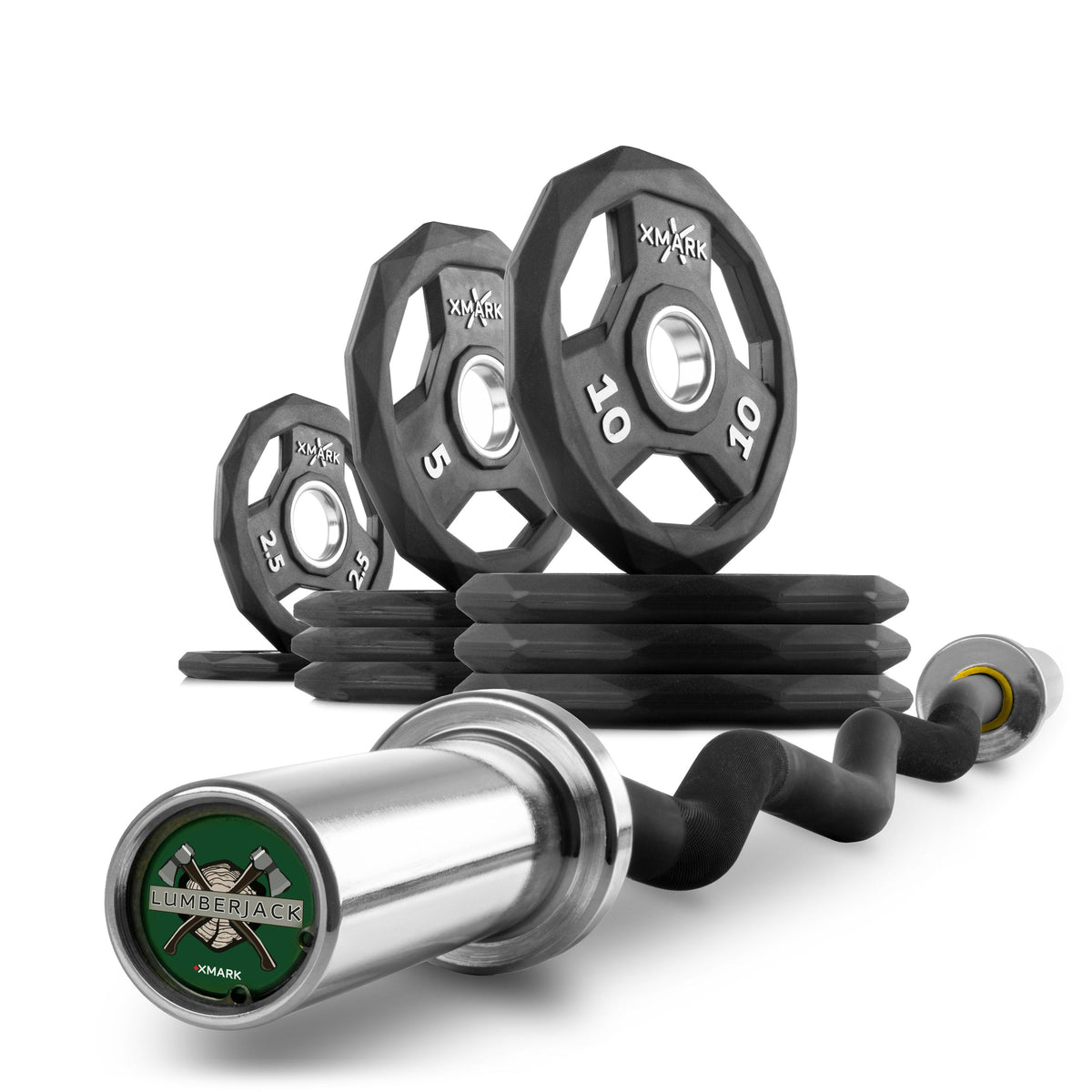 Black Diamond® Olympic Weight Plates and Curl Barbell Sets